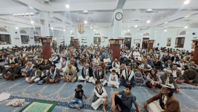 فعالية في مديرية معين بالأمانة إحياءً لذكرى قدوم الإمام الهادي إلى اليمن